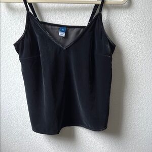 Elegant velvet dark grey Women's Tank top